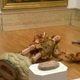 Estatua de San Miguel del siglo XVIII derribada accientalmente por un turista en Portugal en 2016. Foto: YouTube